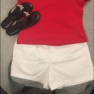Old Navy White Pixie Shorts